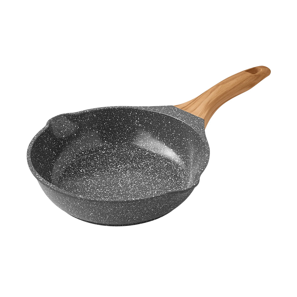 Cast Aluminum 8-Inch Fry Pan, Charcoal Speckle Y839