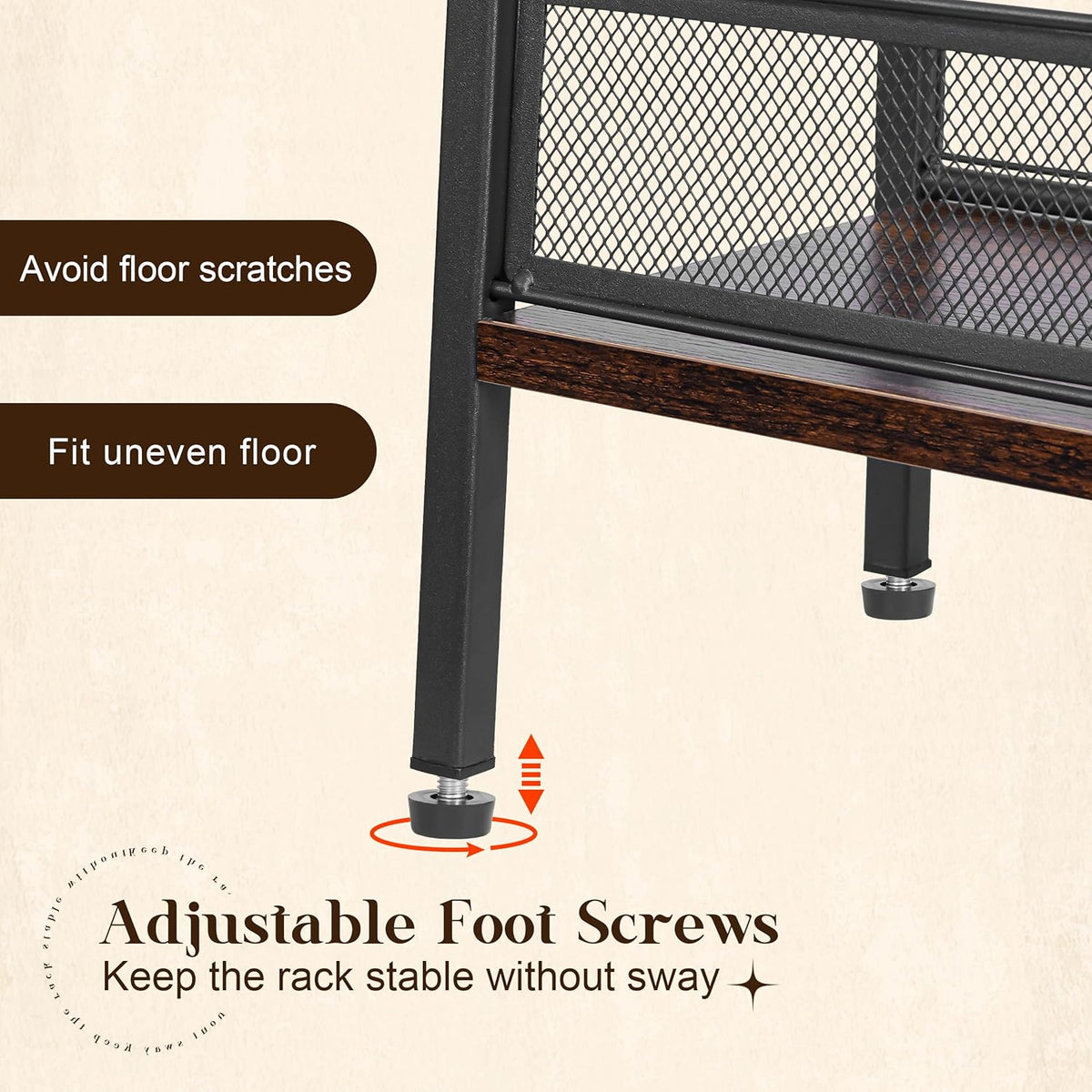 3 Tiers Solid Metal LP Record Storage Rack R208