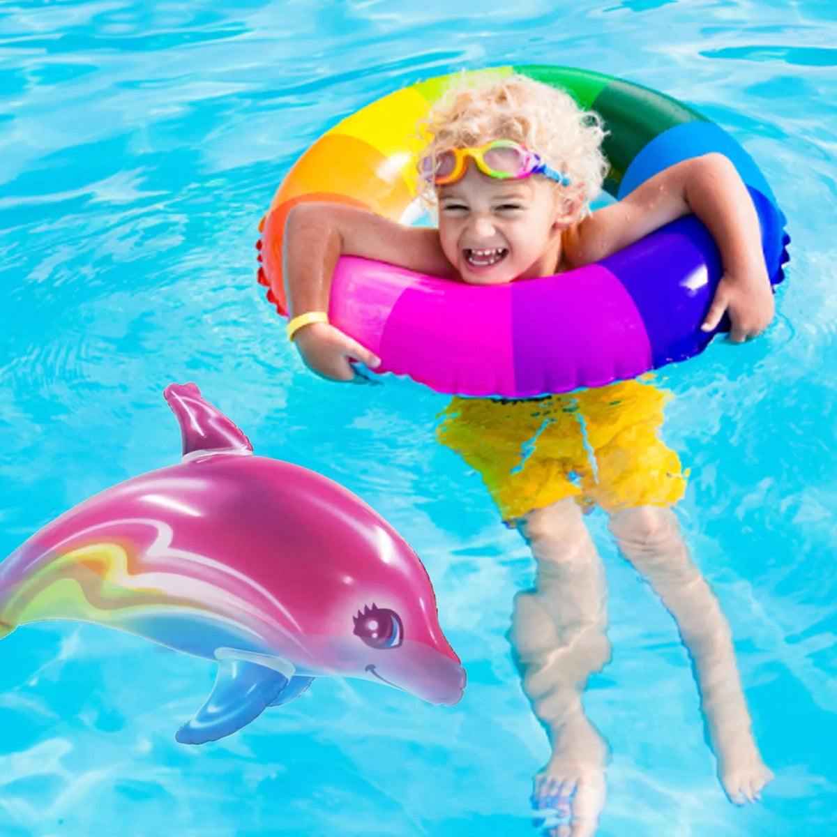 Pink Inflatable Pool Toy K382557