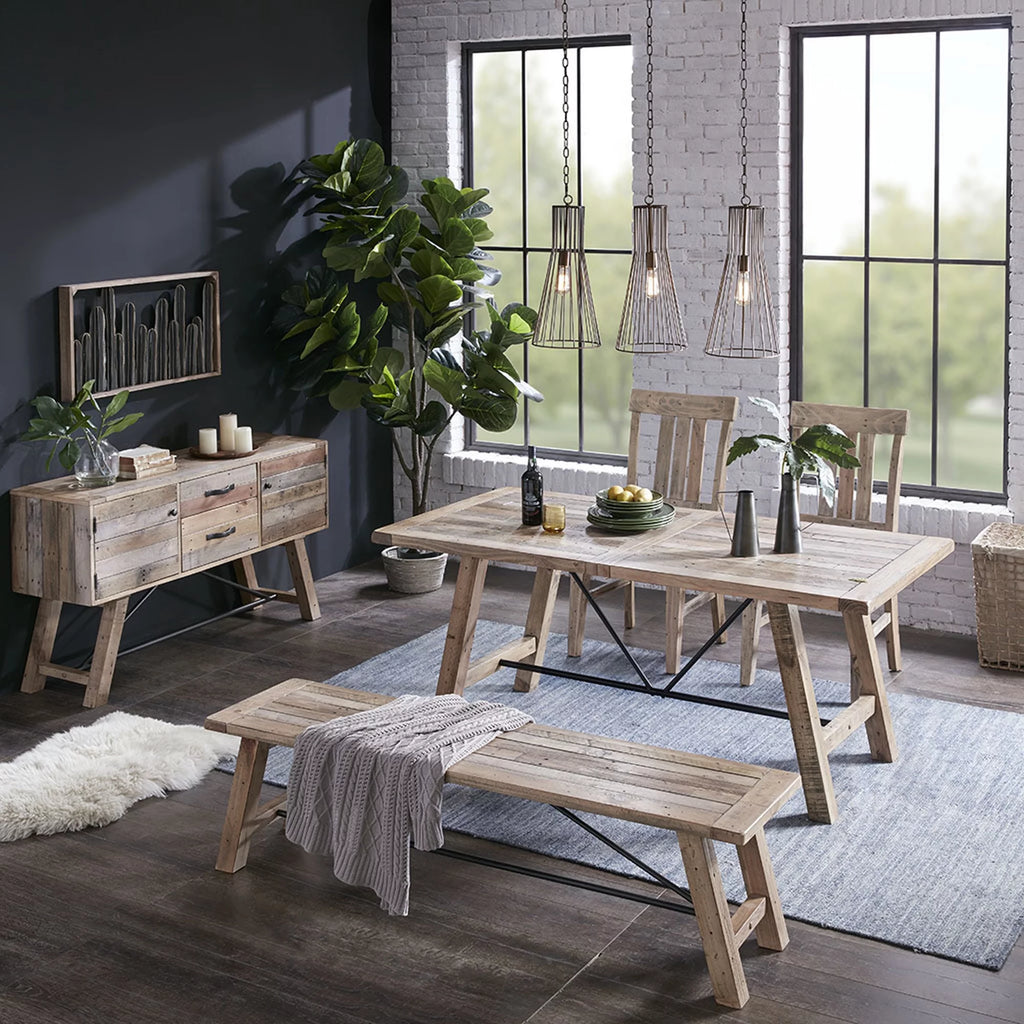 Set of 2 Natural Dining Side Chair U802118