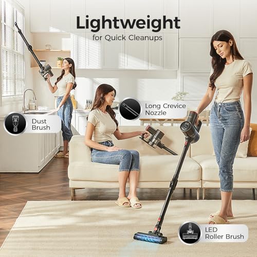 Cordless Stick Vacuum Cleaner with Bendable Wand S270694