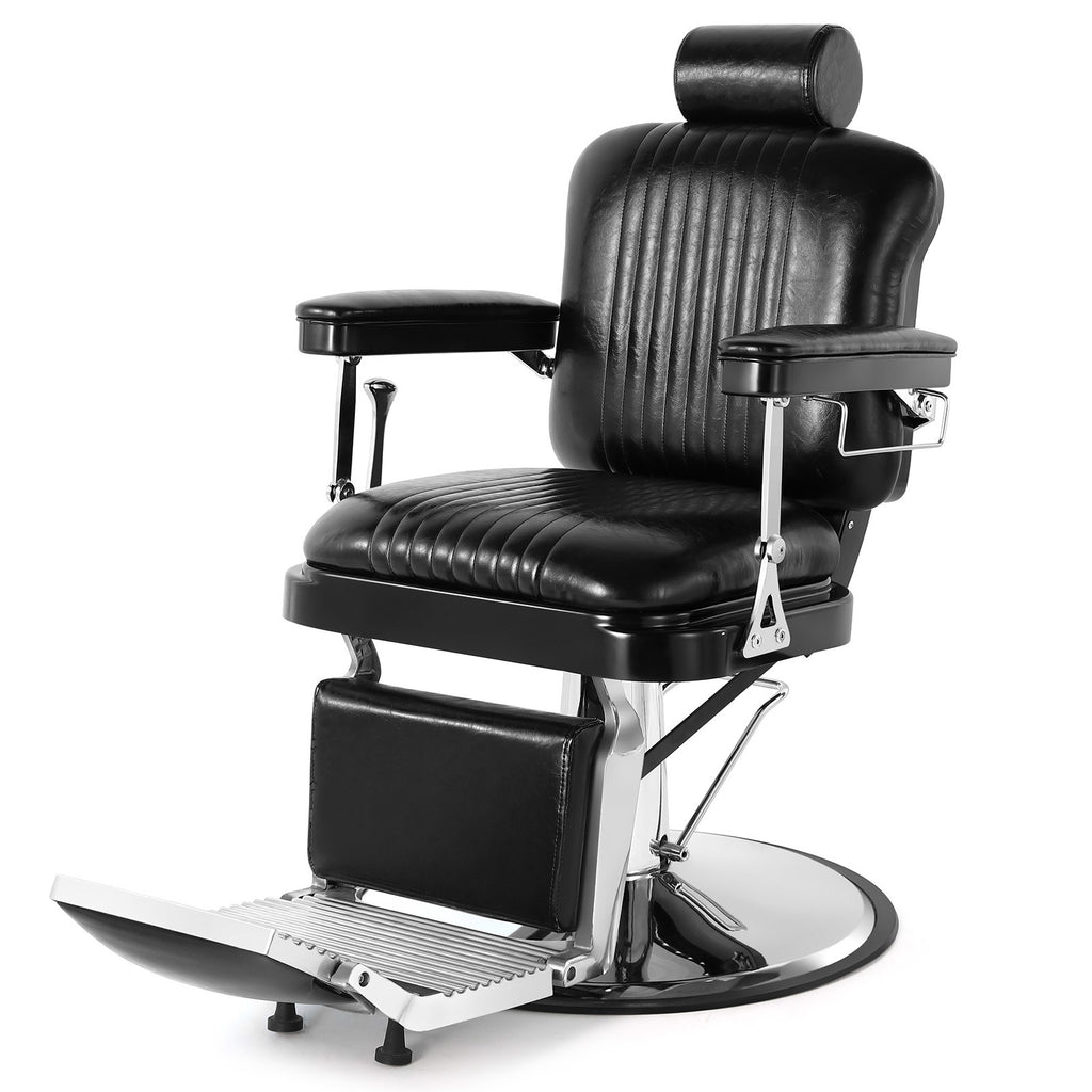Black Hydraulic Recliner Barber Chair L998