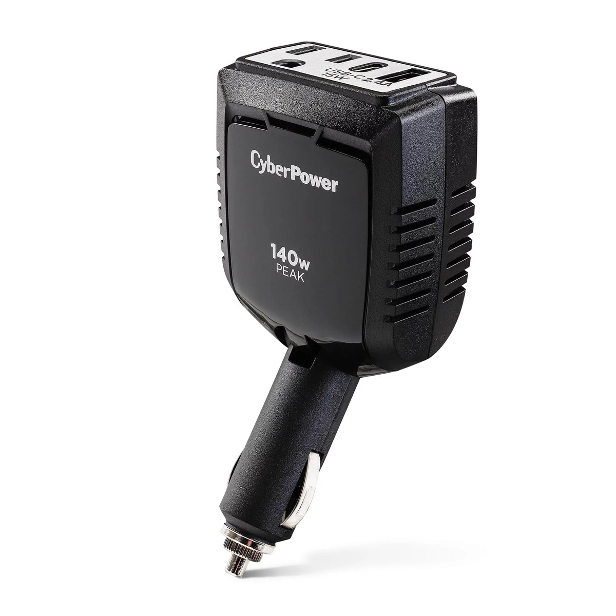1 Outlet 140 Watt Power Inverter with USB-C & USB-A Port A33097