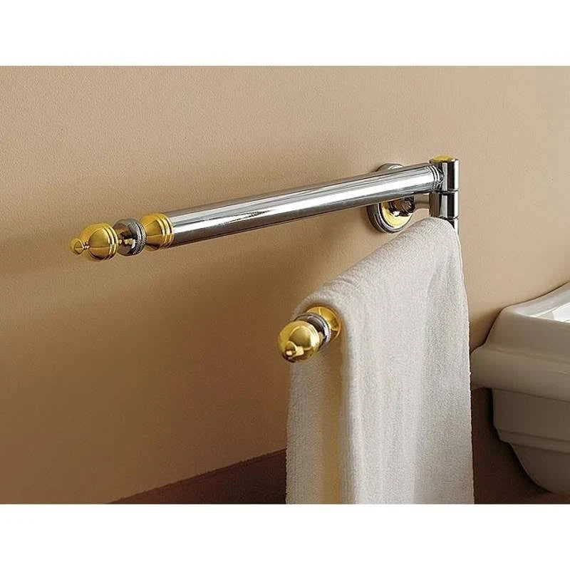 Chrome/Gold Queen Wall Mounted Towel Bar K45342