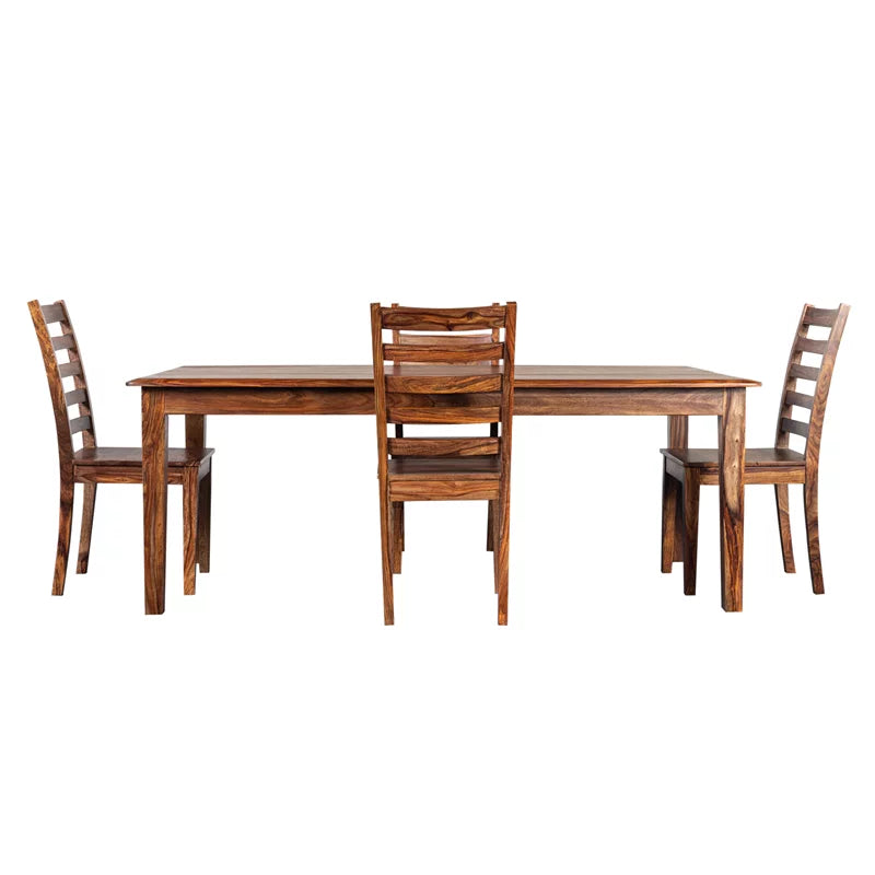 Solid Sheesham Wood Dining Table Brown I688407
