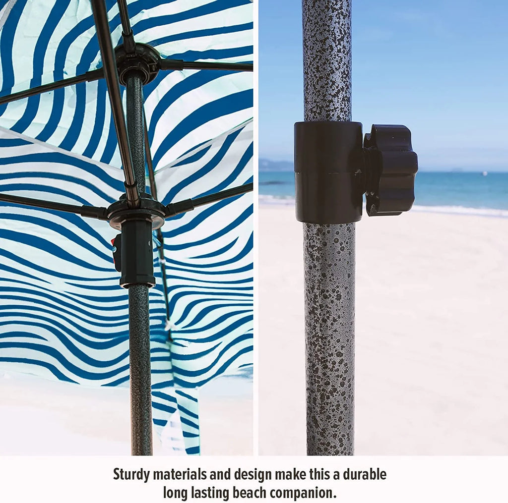 6' x 6' Waterproof Beach Shelter with Side Wall F729