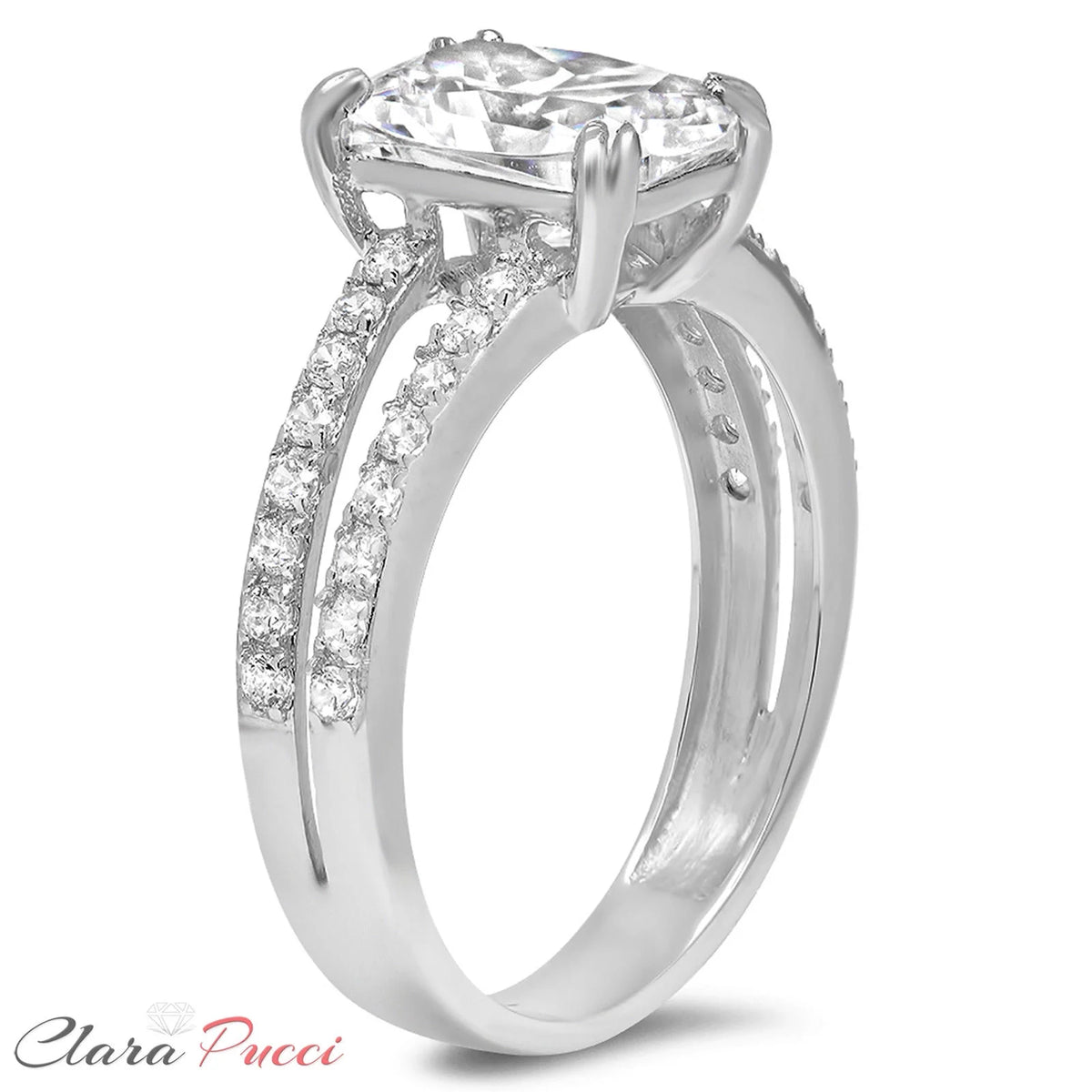 18K White Gold Diamond Engagement Ring U164680