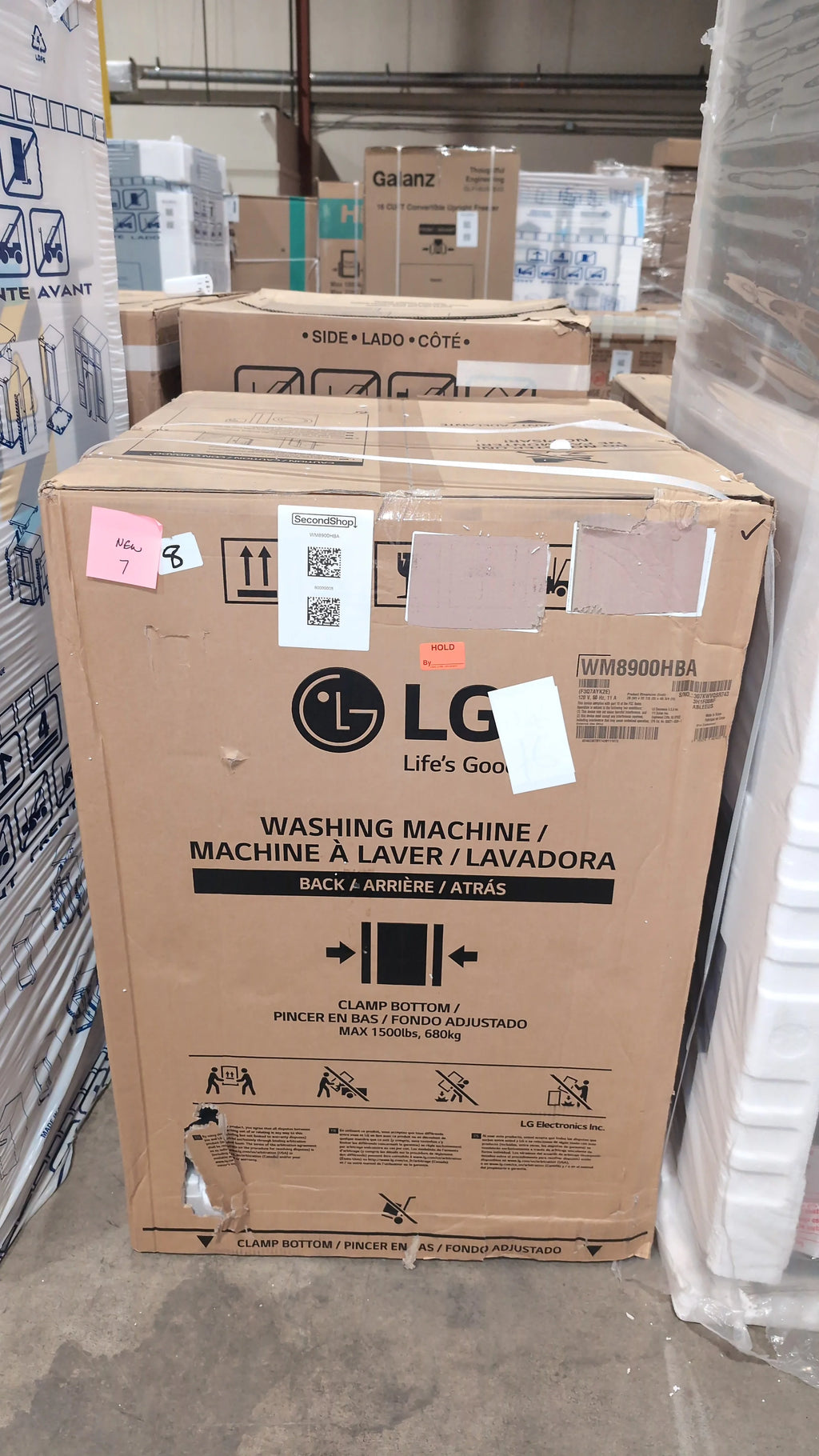 6.0 Cu.Ft. Black Steel Front Load Washer D28766
