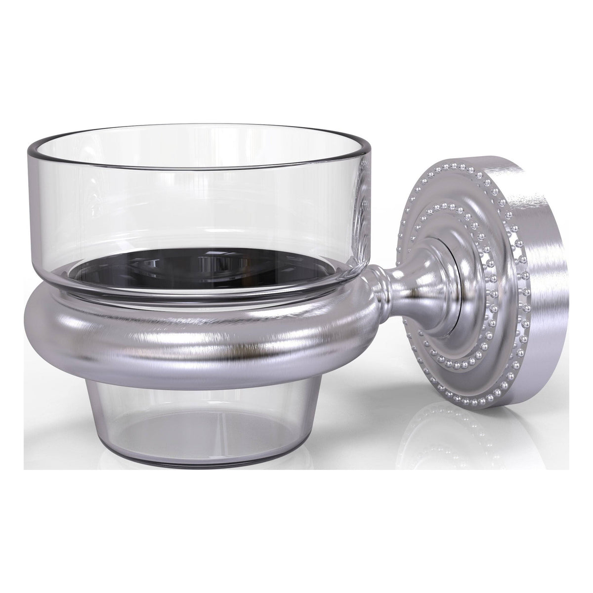 Satin Chrome Wall Mounted Candle Holder M480