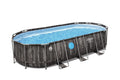 20' x 10' x 48 Oval Metal Frame Above Ground Pool Set S20931