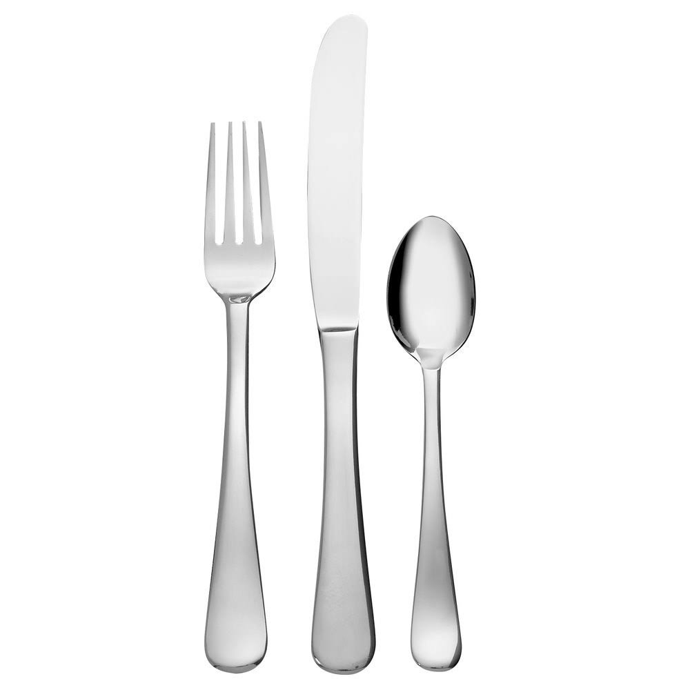 18/0 Stainless Steel Heavy Weight Dessert Fork - 36/Case E310394