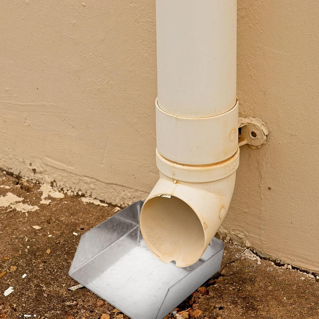Metal Rain Gutter Downspout Splash Block A483