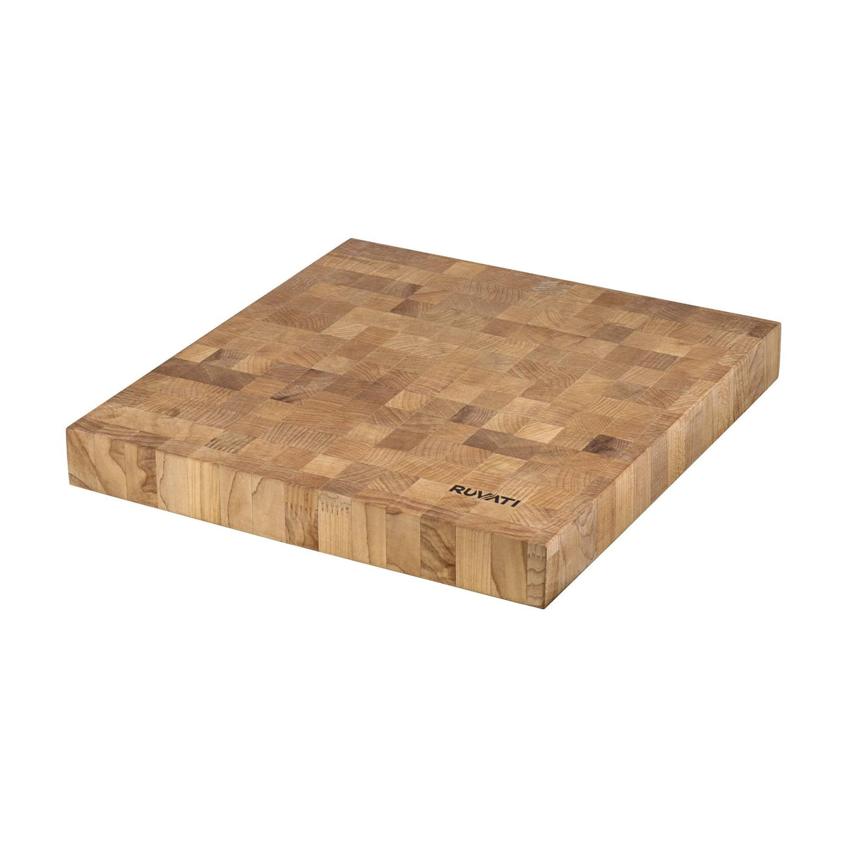 17 x 16 x 2 inch Thick End-Grain American Maple Solid Wood Cutting Board L718