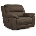 Oversized Faux Leather Recliner R940