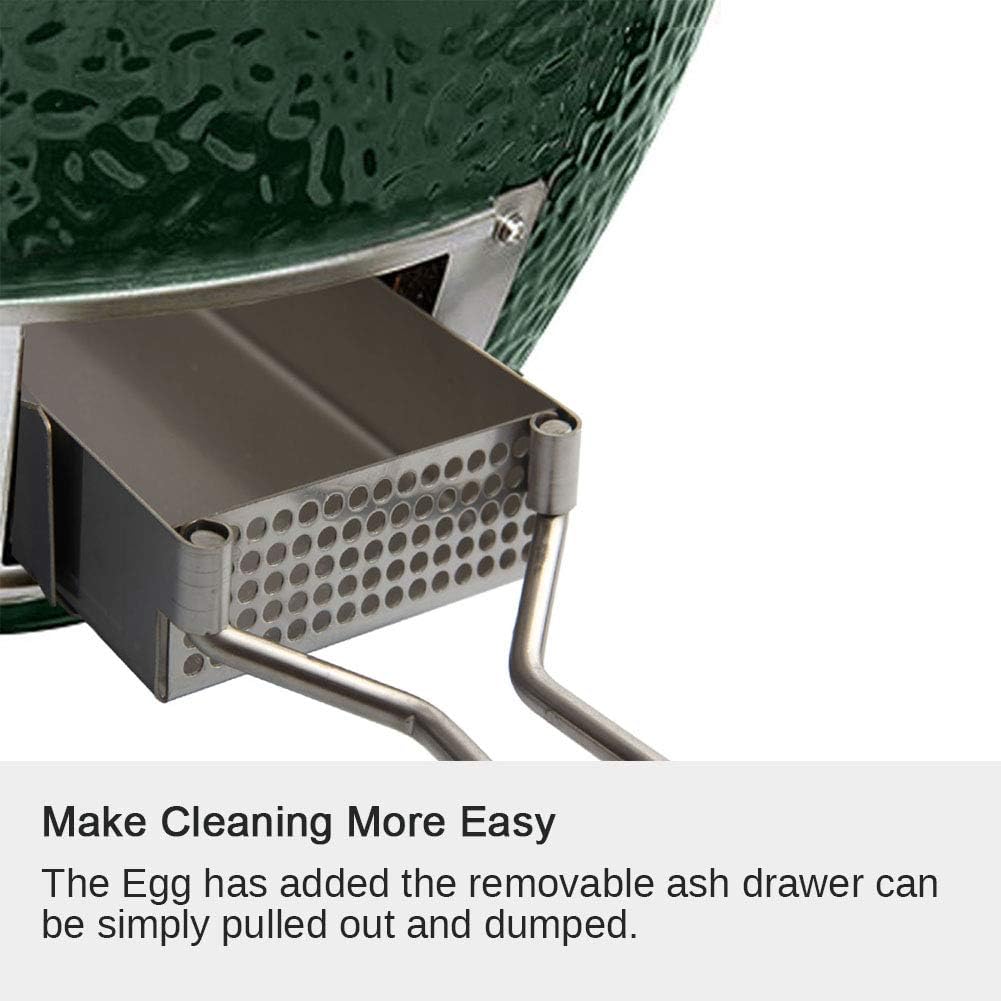 Large Green Egg Ash Drawer Removable Ash Catcher D39422