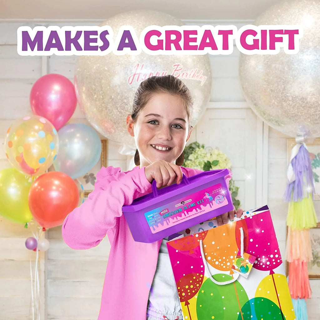 Mini Unicorn Slime Kit with Clay, Foam, Jelly Cube Slime O671290