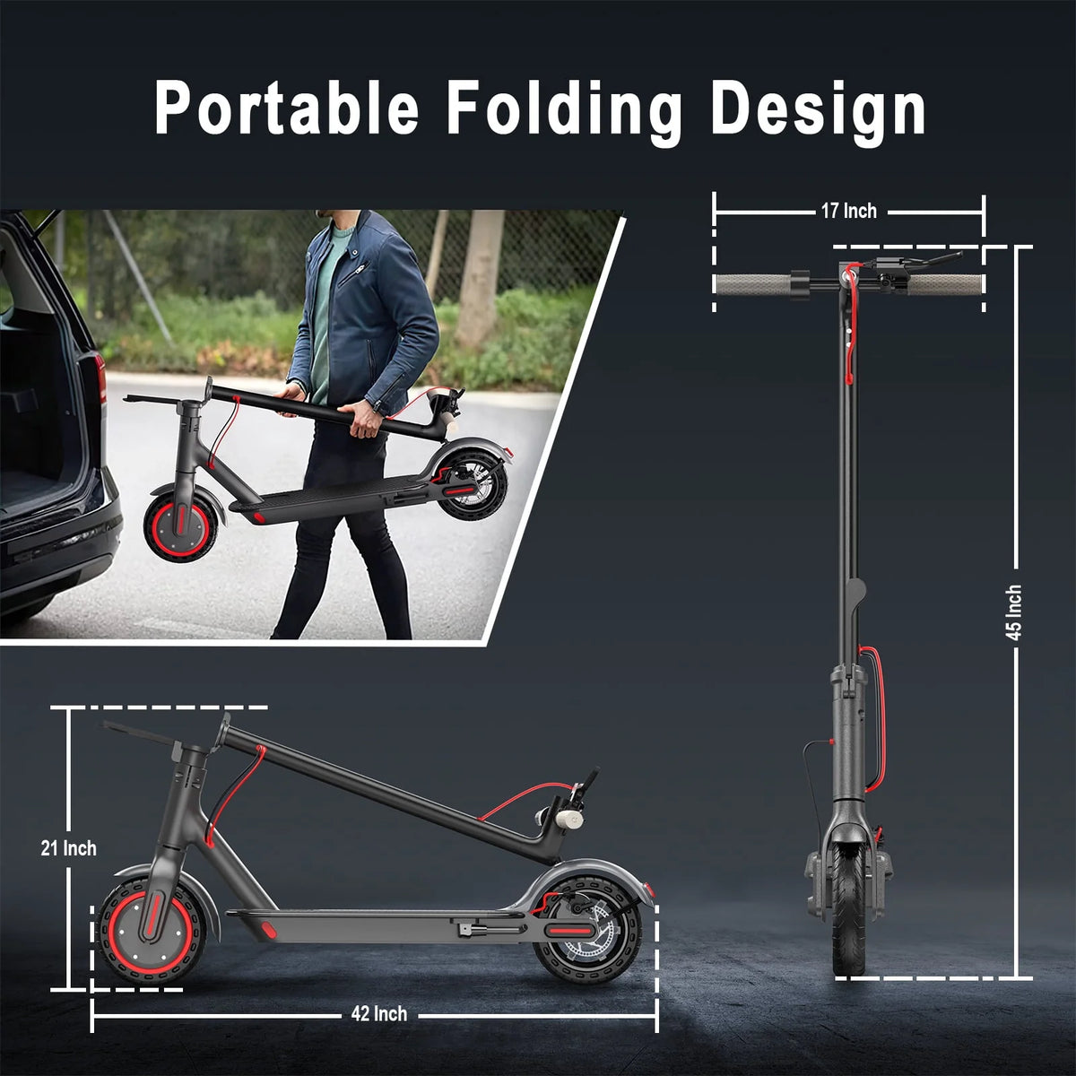 350W Foldable Electric Scooter V8336