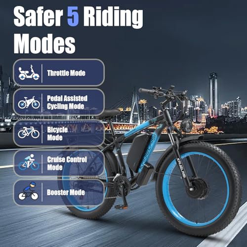 26" Fat Tire Dual Motor Electric Bike L469248