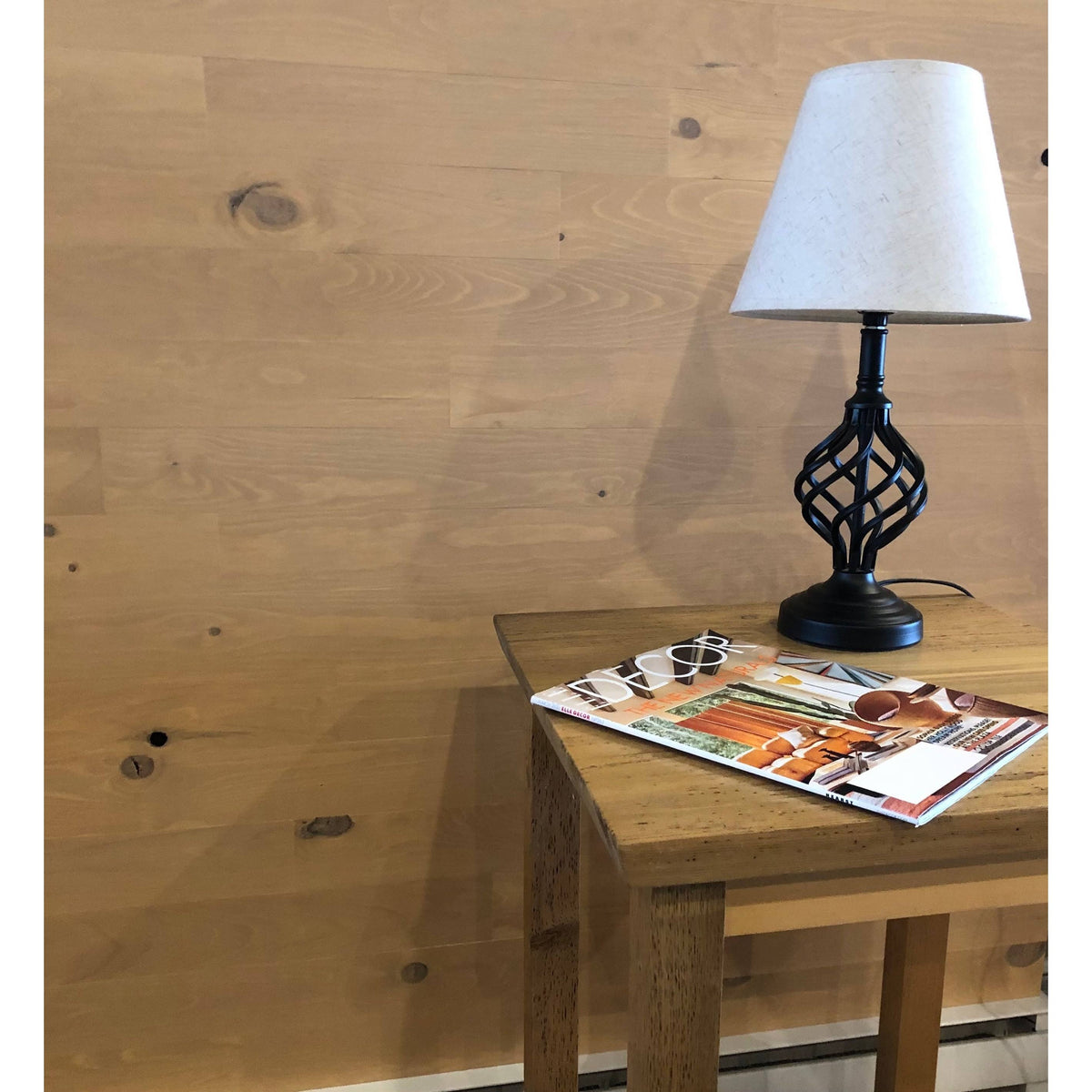 Pine Wooden Wall Planks Peel and Stick Q49245