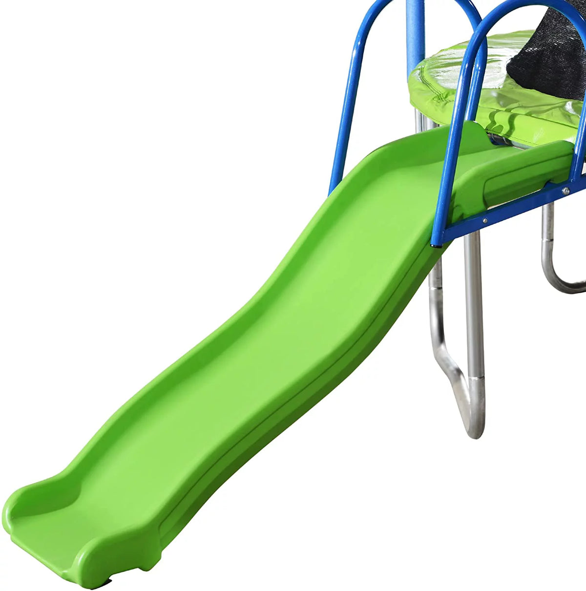 12FT Round Trampoline with Slide and Basketball Hoop U487618