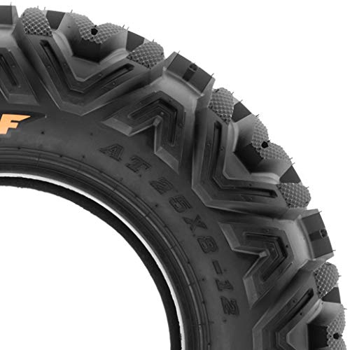 Set of 2 25x8-12 ATV UTV Off-Road Tires G422