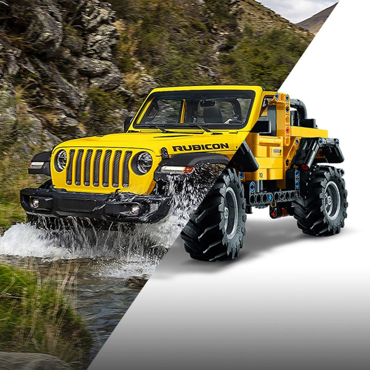 LEGO Technic Jeep Wrangler 4x4 Toy Car 42122 Model Building Kit K665914