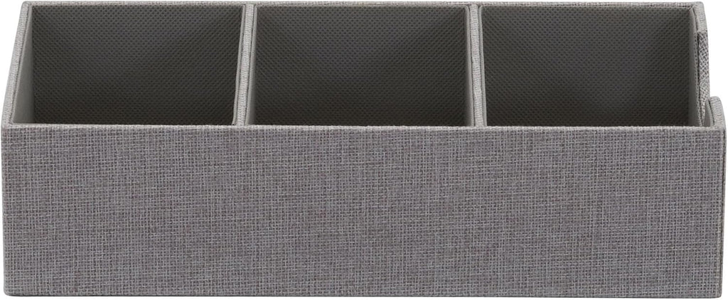 Grey 3 Section Drawer Organizer Box D185062