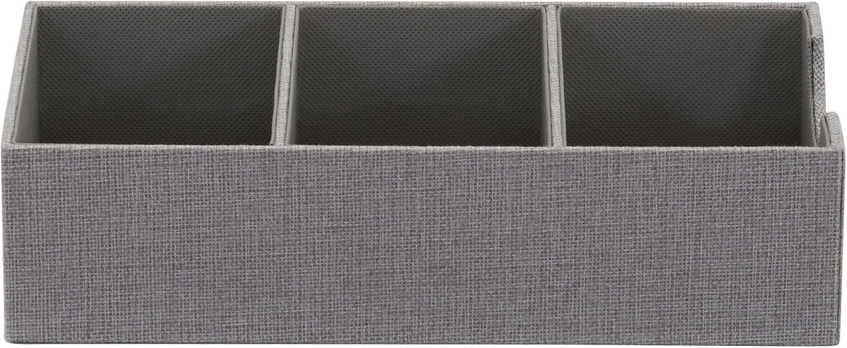 Grey 3 Section Drawer Organizer Box D185062