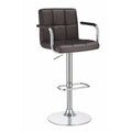 Adjustable Height Swivel Bar Stool, Brown R7190