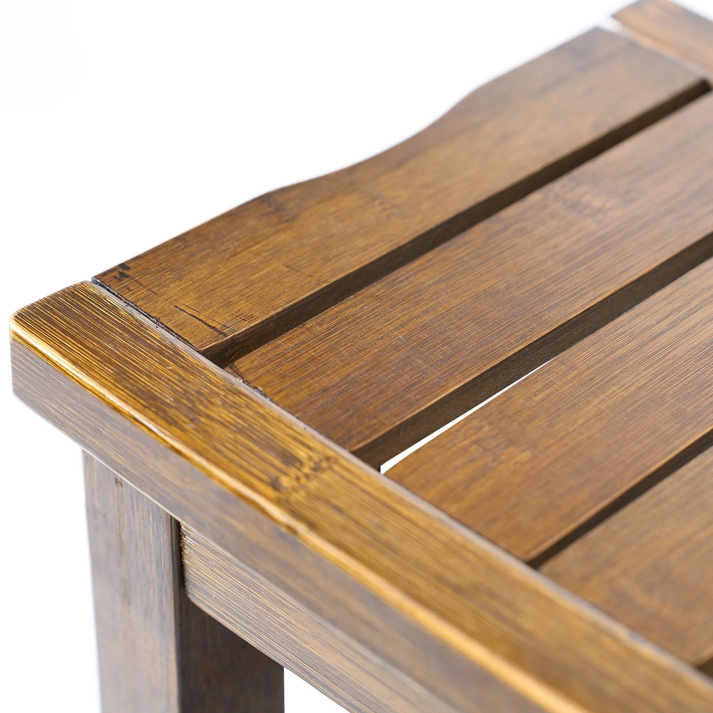 Bamboo Wood Non-Slip Shower Bench C218