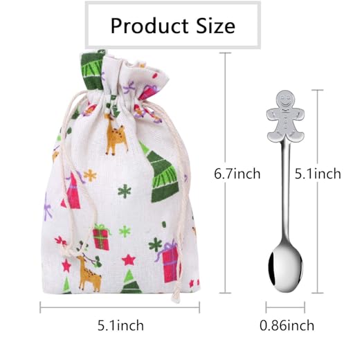 24 Pack Stainless Steel Mini Spoons Set G7476