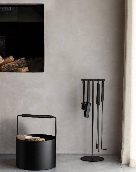 Black Firewood Basket P1086