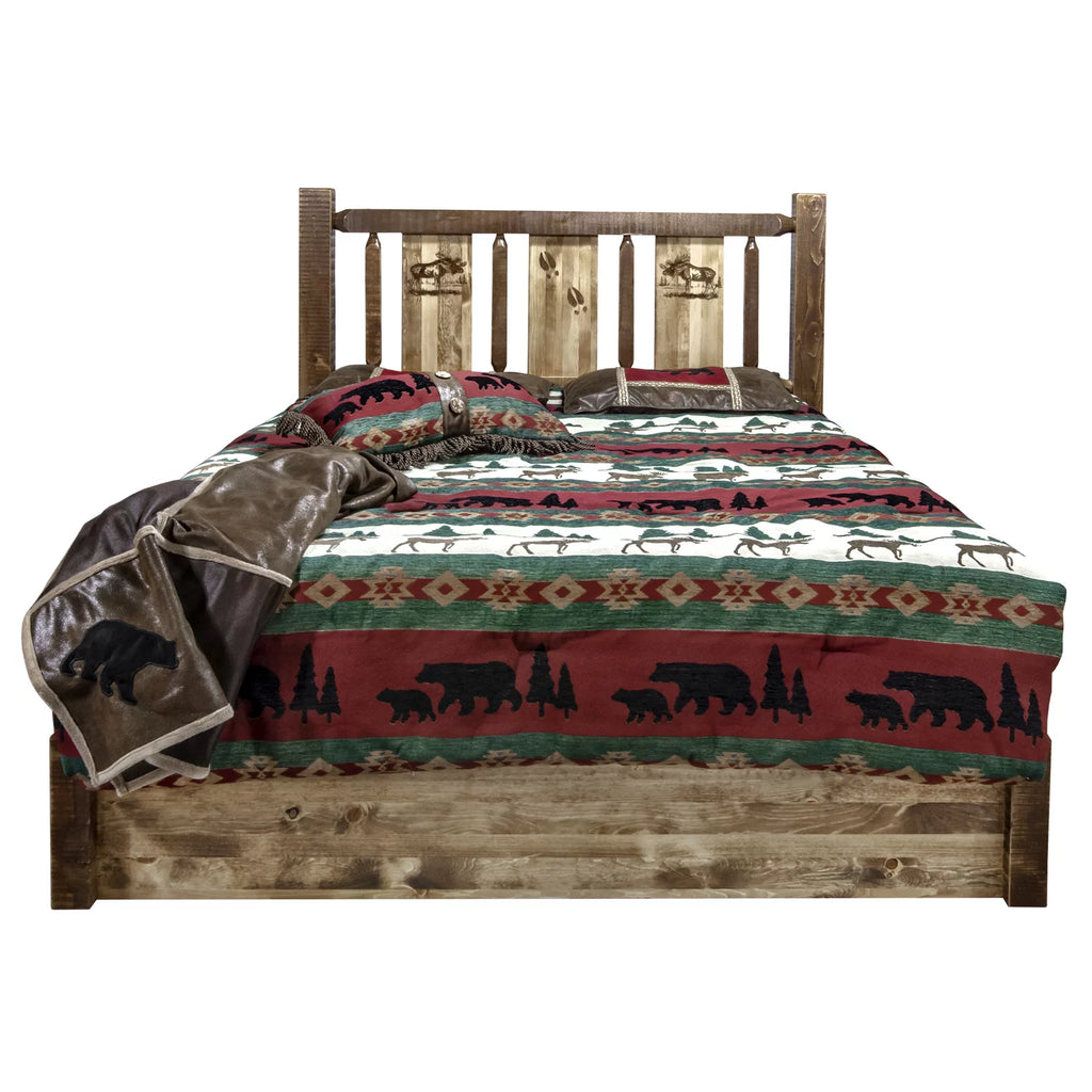 California King Platform Bed with Storage K1187