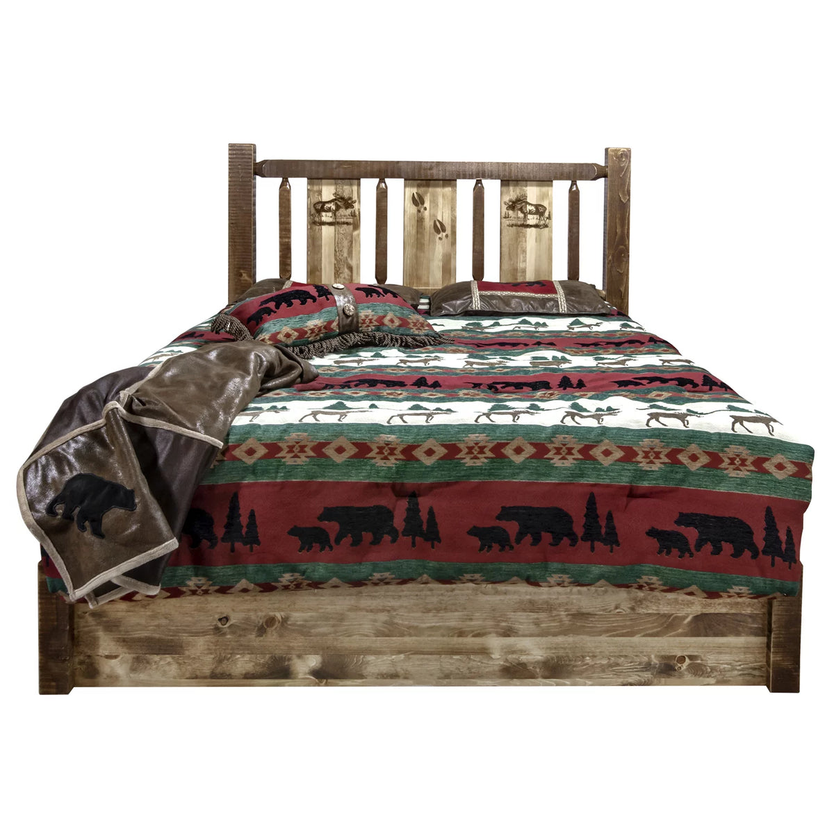 California King Platform Bed with Storage K1187