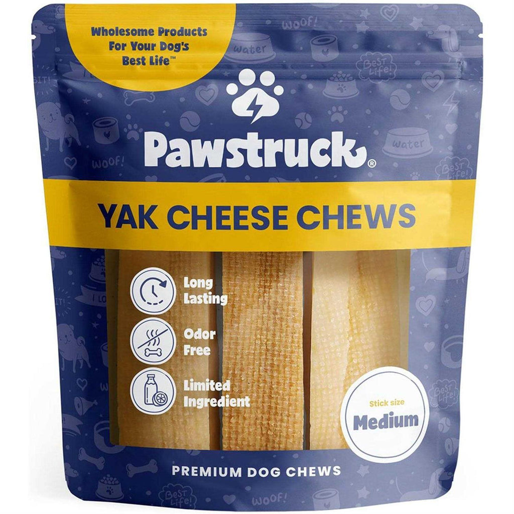 Natural Medium Himalayan Yak Cheese Dog Chew Treats W8579