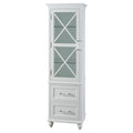 White Linen Cabinet S356