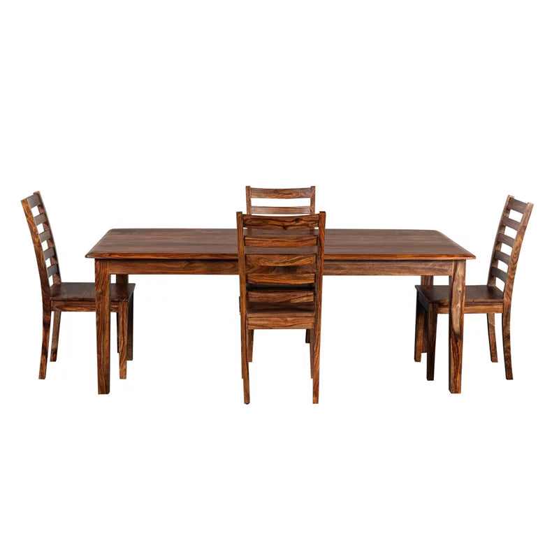 Solid Sheesham Wood Dining Table Brown I688407