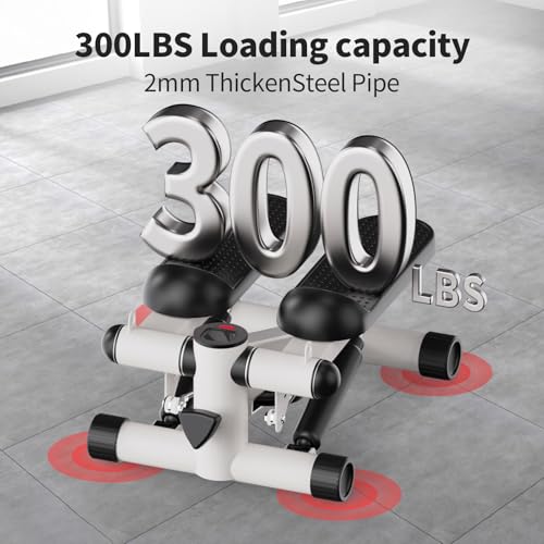 2-in-1 Stepper Machine with Resistance Bands E6828
