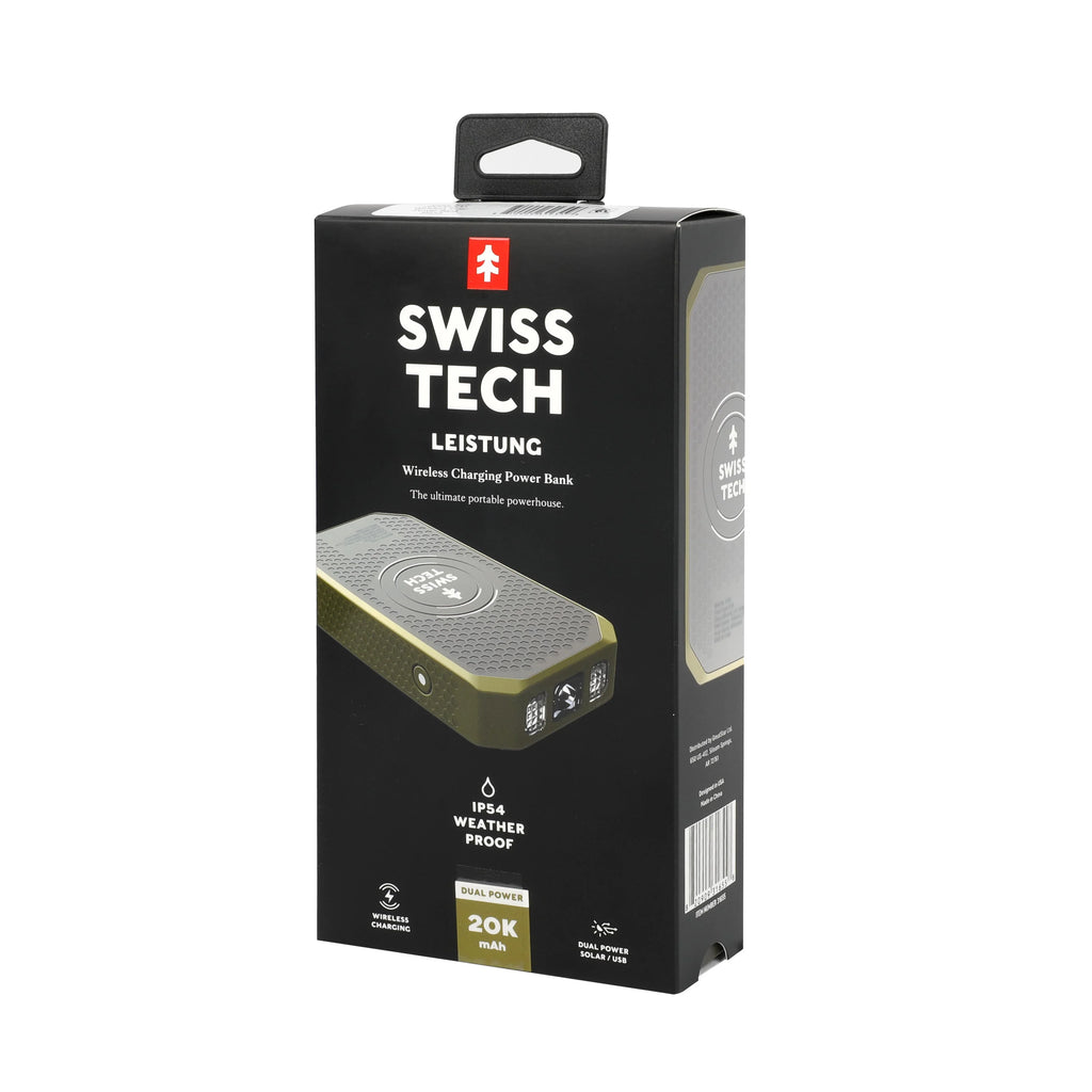 20000 mAh Wireless Power Bank with Flashlight and Charging Pad U947
