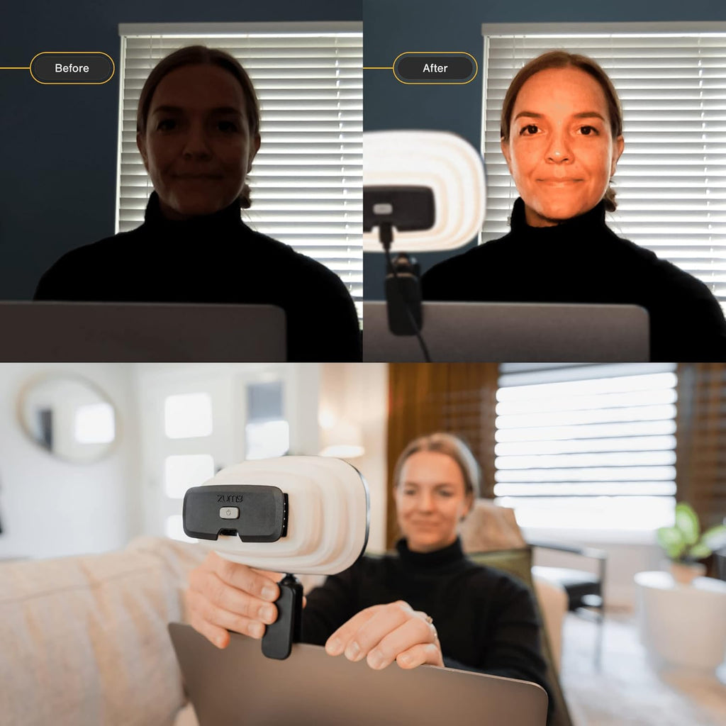 Portable USB Video Conference Light with 4 Soft Light Levels W221962