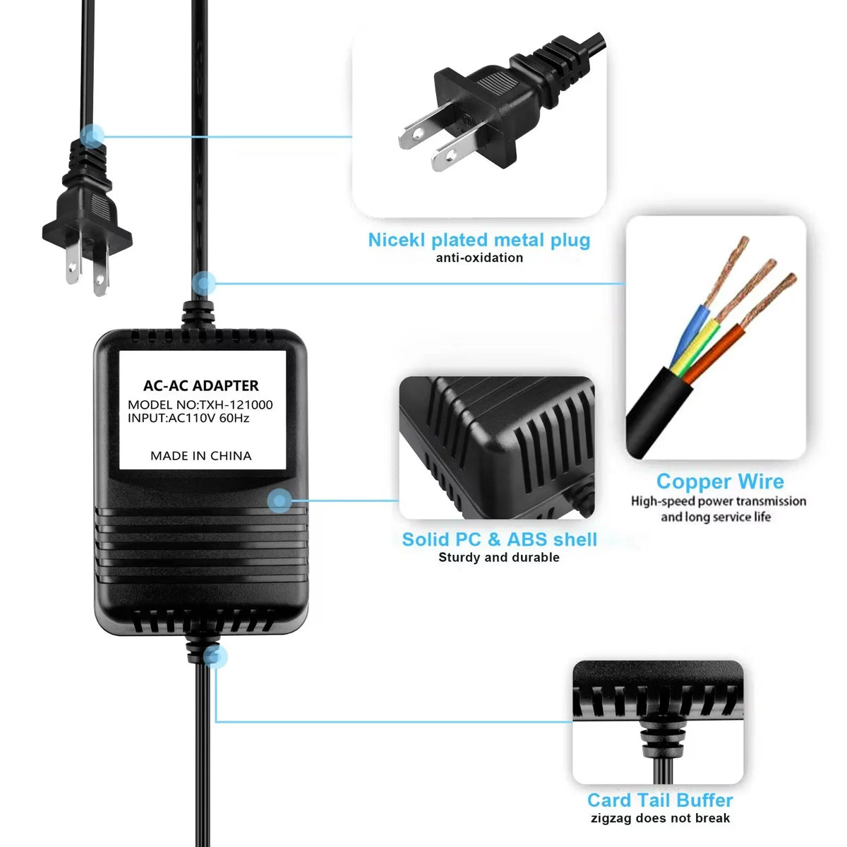 AC Adapter Guitar Power Supply I7965