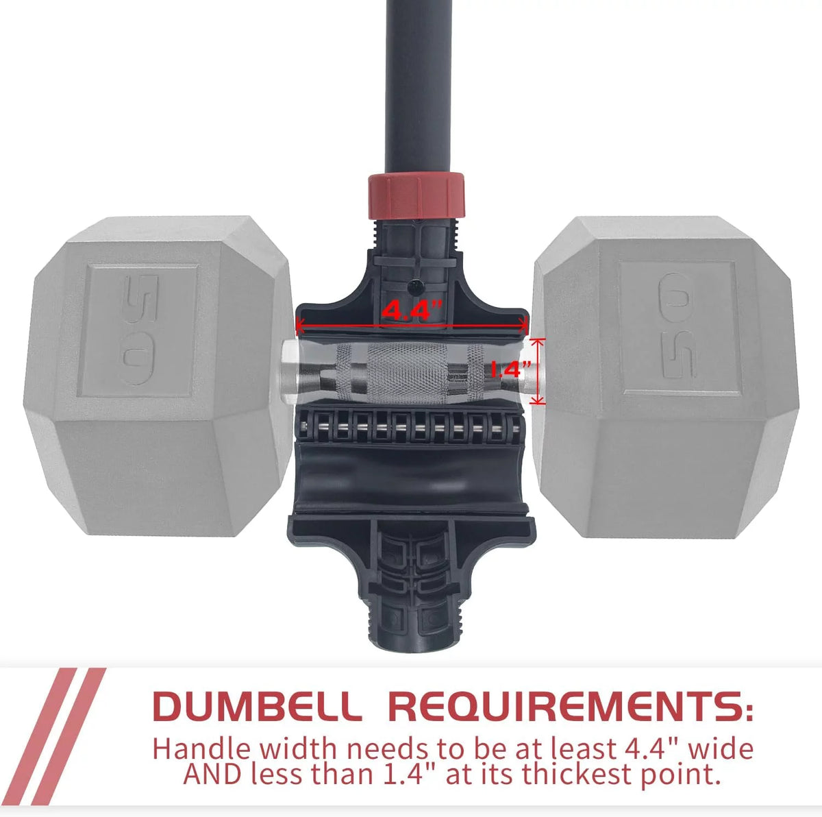 Adjustable Dumbbell Barbell Converter K5636