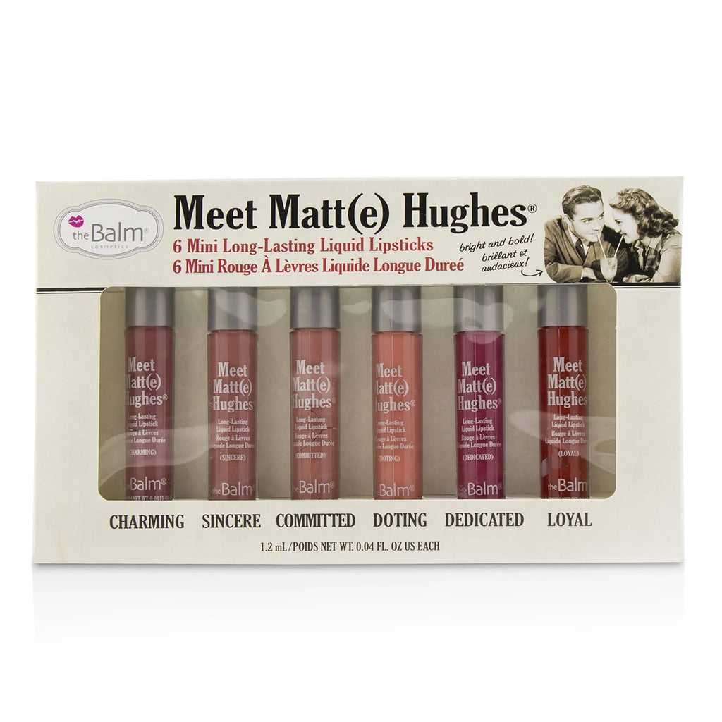 6 Mini Long Lasting Liquid Lipsticks Kit S3661