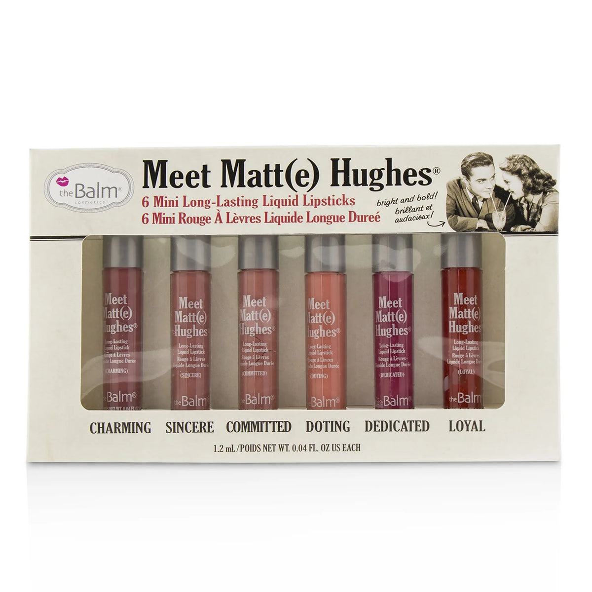 6 Mini Long Lasting Liquid Lipsticks Kit S3661