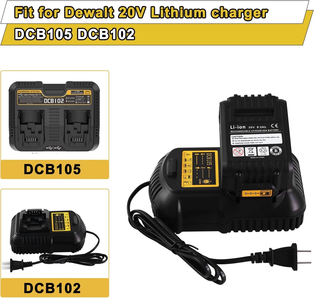 6.0Ah 20 Volt DCB206 Battery 4 Packs I869