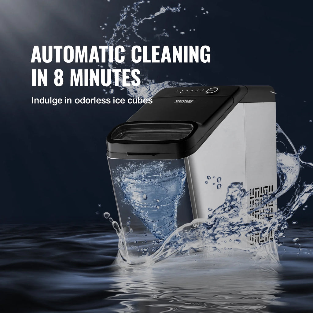 Portable Countertop Ice Maker 33lbs/24H with Scoop and Basket P719