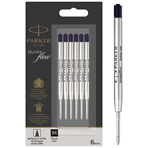 Medium Tip Black Ballpoint Pen Ink Refills, 3 Count I54813