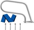Stainless Steel Pool Hand Rail with Blue Grip Cover K4809