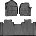 Black Custom Fit FloorLiner for Ford Super Duty SuperCab 1st & 2nd Row I36912