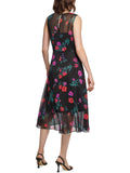 Surplice Midi Fit & Flare Dress P181